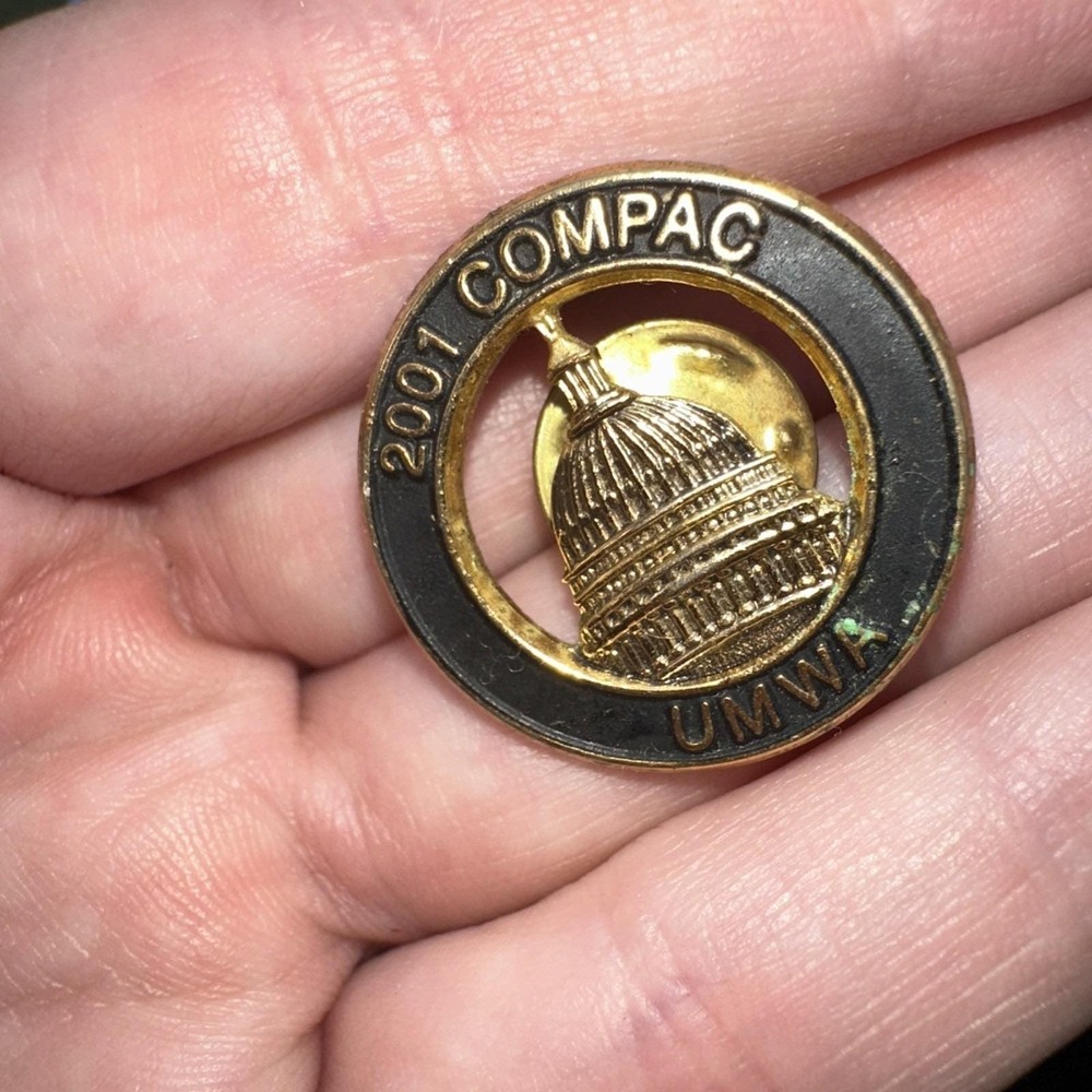 UMWA 2001 Compac Lapel Pin